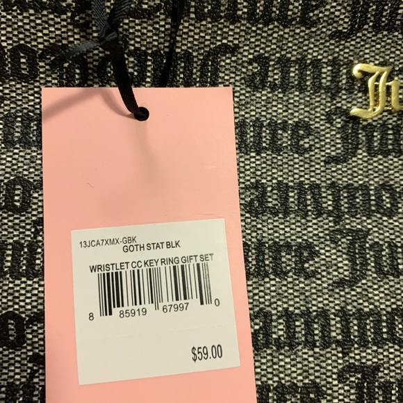 Juicy couture wristlet, card wallet and keychain set - Picture 3 of 4
